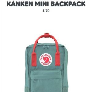 fjallraven kanken mini backpack